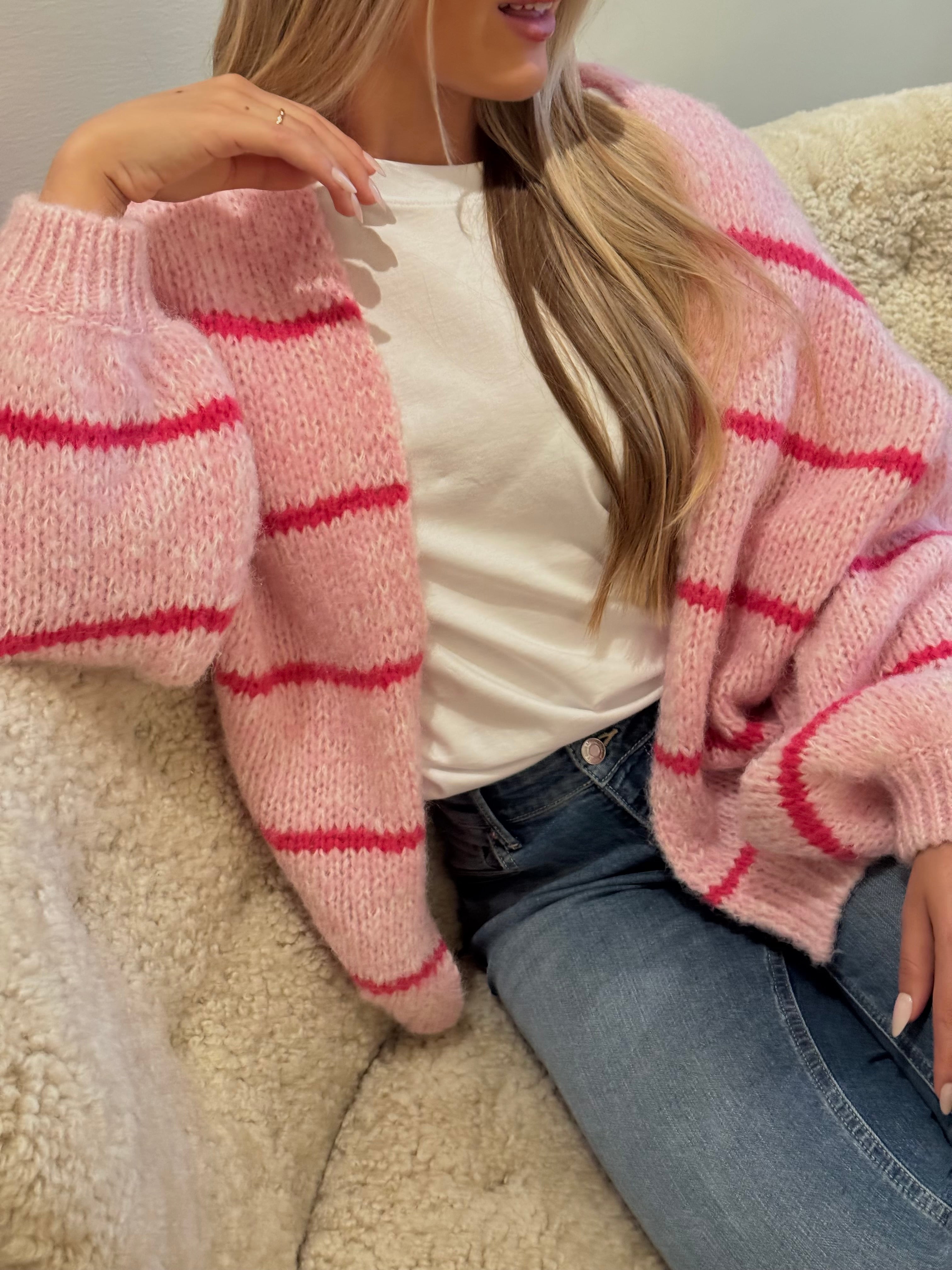 VMMAYBE Knit Cardigan - Bonbon